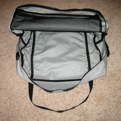 Inside of side case bag